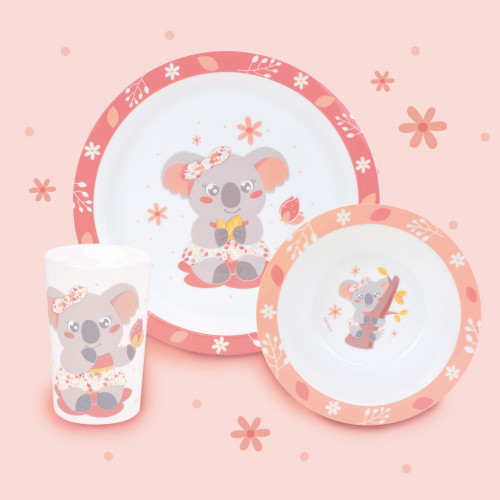 Jemini Cally Mimi Koala Peluche Attività 24 Cm – Morbido Con Sonaglio, Carta Frusciante, Specchio E Anelli Dentizione – Rosa