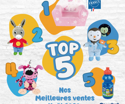 TOP5 de nos meilleurs ventes 2020