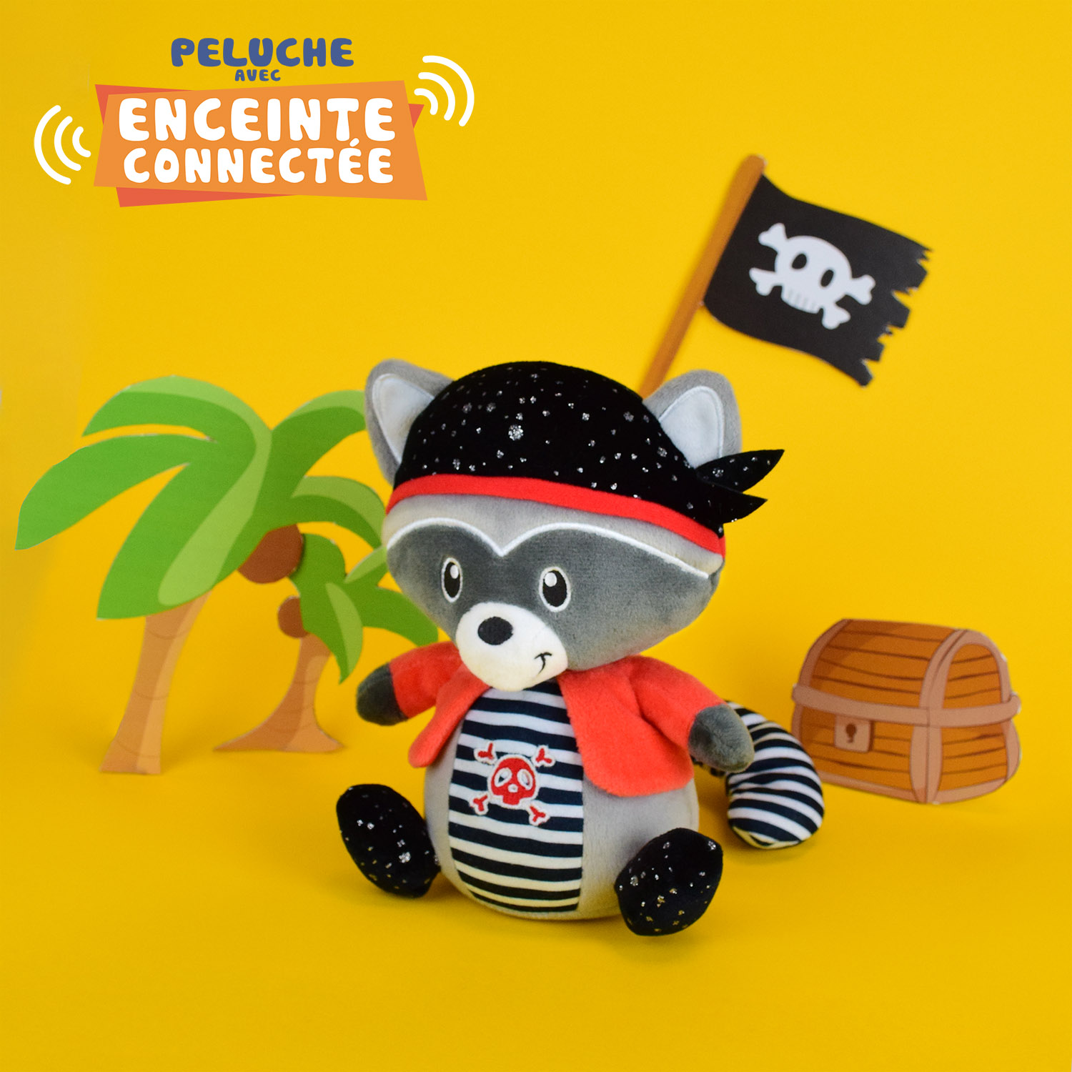 la peluche avec enceinte connectee